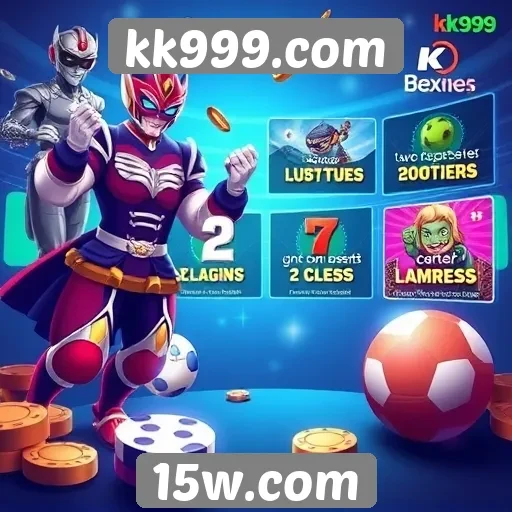 Tipos de jogos disponíveis no kk999