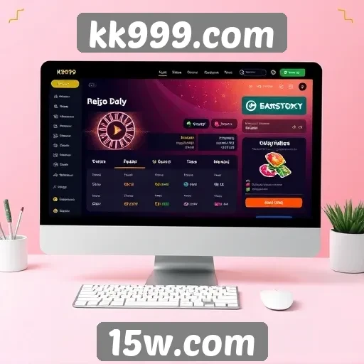 Interface do usuário em kk999.com é acessível